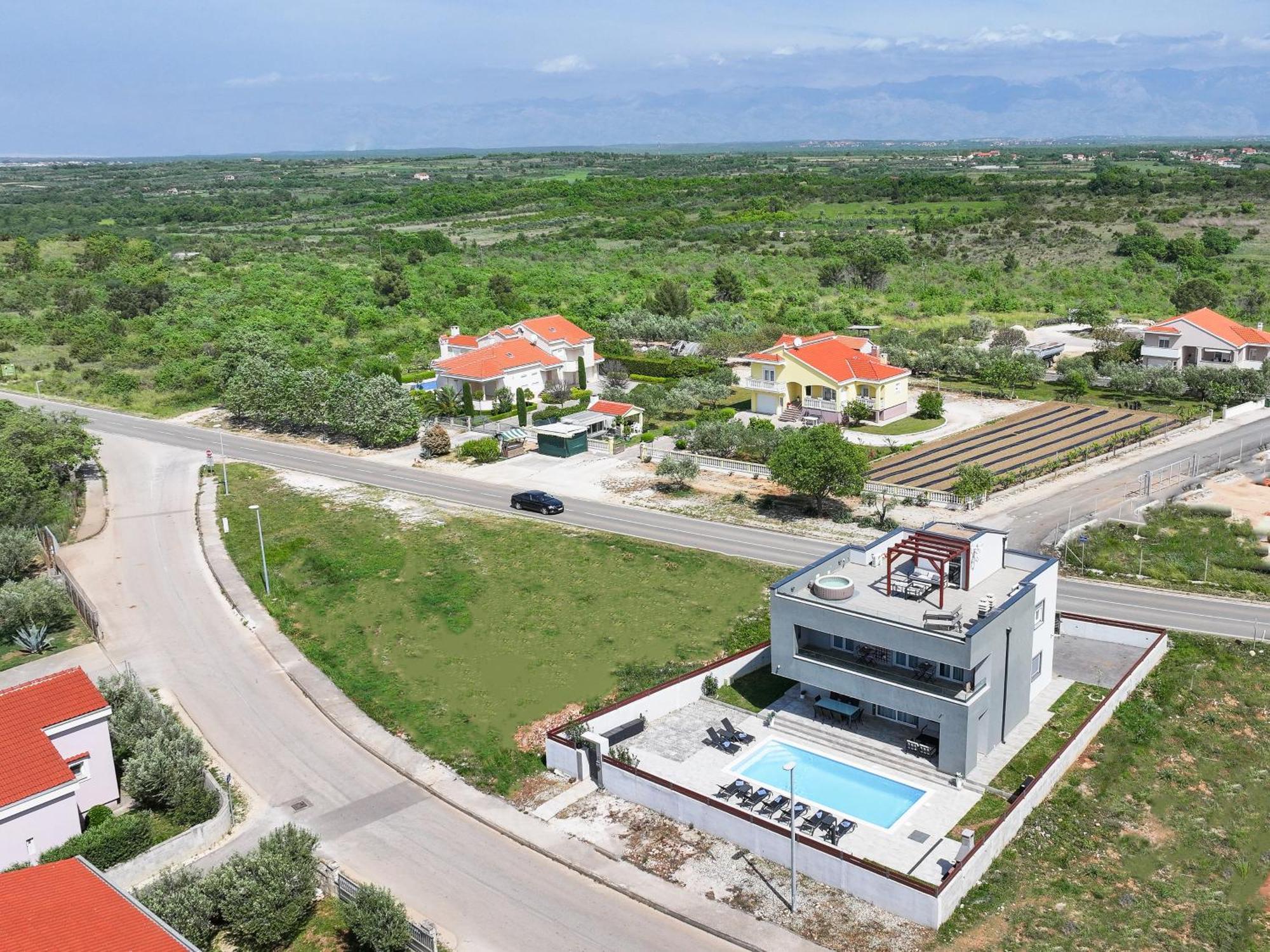 Villa Tia With Heated Pool & Jacuzzi Murvica  Extérieur photo